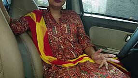omg, beautiful punjabi bride gets doggystyle creampied by husband in car! 🔥💍🍑