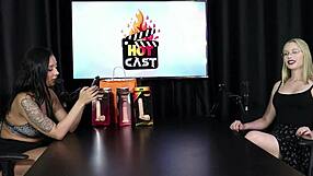 Naughty Interview Full of Slutty Action with Vivian Loola on Porn Cast Brazil Part 6 in Sheer Red!