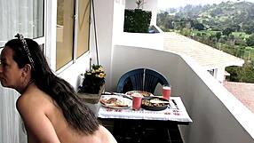 Hot fucking lunch preview. Agarabas and Olpr's monster cock creampie outdoors.