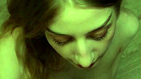 innocent gf deepthroats like slut on couch pov every night