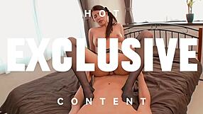 Yua Ariga's shaved pussy seduces blowjob then hardcore pov pounding