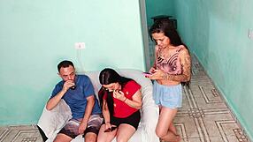 best friend crosses line fucking wife bareback in home betrayal orgy