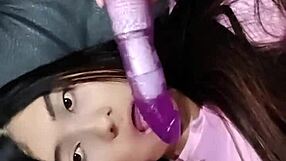 mom's friend let me film her sucking cock like a pro in lingerie