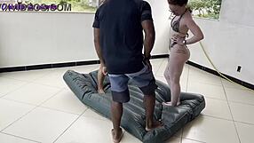 boy earns hard fucks from two grateful sluts after simple task