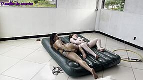 boy earns hard fucks from two grateful sluts after simple task