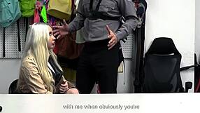 oh shit, caught naomi ryder at the desk - now she fucks the cop rough