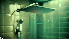 ever seen a fierce brunette shower like this after her daddy interview?