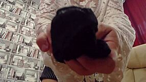 your boss milf isn't happy so she facesits you in stockings for domination lesson