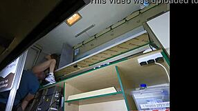 I asked my hostess for a cigarette but her sexy miniskirt look made me touch her smooth spot just a bit