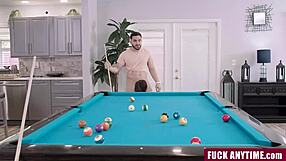 stepsis bets bro on pool game - loser gets fucked anytime this month right?