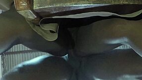 african wife submits to roommate's monster cock in dorm with full romantic creampie