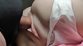 Watch Cute Fuck Doll's Shaved Pussy Take Double Penetration from Behind