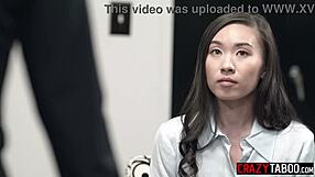 Naughty Boss Licks Petite Asian Kimmy!
