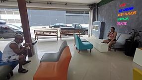 Giant Chocolate Cock Found At Ice Cream Shop Stretches Her Ass To Orgasmic Limits