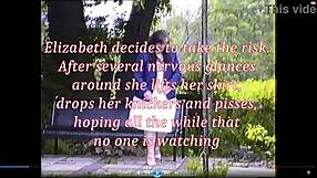 bank manager elizabeth hogben sneaks out back to pee in her garden