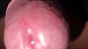Italian stepson with huge cock arrives fucks bed then closeup cumshot on phone