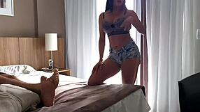 Domestic Maid Teases Big Clit Pussy Extra In Sexy Homemade Casting