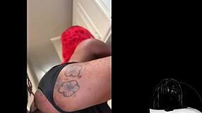 Str8rich pounds sexy redhead ebony teen ass at atlanta's wild halloween party bash