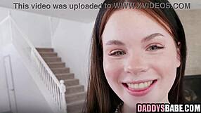 did your horny step-daughter in fishnets seduce daddy for taboo pov fuck?