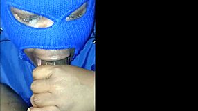 i soaked my jacket sucking masked bbc bareback cum