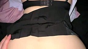dripping big tit asian student creampied doggystyle by senior dorm fuck