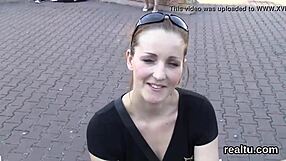 Glamorous Czech teen undresses in shop gets clothes ripped hardcore POV drilling