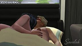 stepmom's starving for stepson kevin's cock to help him sleep good tonight 😋💦
