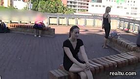 Glamorous Czech teen undresses in shop gets clothes ripped hardcore POV drilling