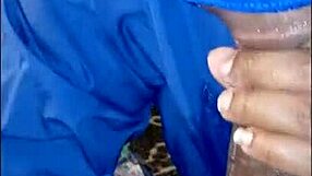 i soaked my jacket sucking masked bbc bareback cum