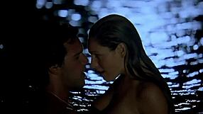 Kelly Brook's Bare Boobs Shine Nude on Survival Island Beach