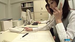 Shy secretary gangbanged by office crew craving her tight holes!