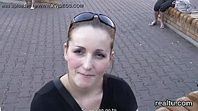 Glamorous Czech teen undresses in shop gets clothes ripped hardcore POV drilling