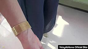 wanna watch vicky vette milk rokks cock dry with her vibrating toy?