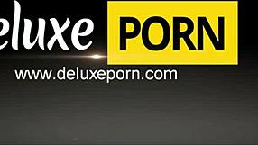 european babes take turns riding cocks in hot threesome blowjob action