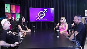 Monica Lima And Hot Blonde Go Wild Live In Bisexual Putaria
