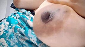 Horny Hungover Latina Masturbates Big Tits