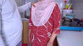 Ever Wondered If 18-Year-Old Muslim Hijabi Stepsister Takes Bhaijaan's Cum in Kitchen Pussy?