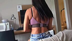 Domestic Maid Teases Big Clit Pussy Extra In Sexy Homemade Casting