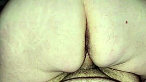 thick white bbw milf spreads big fat ass for huge creampie load inside!