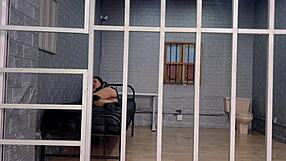 Horny Abby Carter Lets Cop Pound Her Wet Pussy In Prison Cell