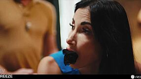 i can't resist this huge tits babe bound and fucked like a doll cum dripping from her mouth