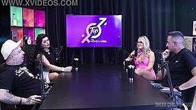 Monica Lima And Hot Blonde Go Wild Live In Bisexual Putaria