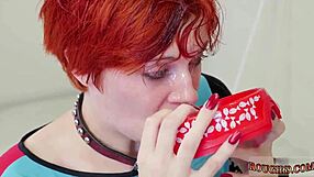 russian teen agent cummie screams in pain and ecstasy from bdsm anal hook bondage domination