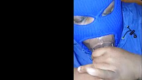 i soaked my jacket sucking masked bbc bareback cum