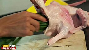 Kinky Step Mom Milf Seduces Teen Step Son at Thanksgiving - Anal Creampie After Blowjob!