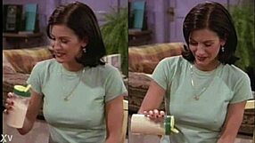 friends series upskirts reveal celebrity skirt slips