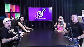 Monica Lima And Hot Blonde Go Wild Live In Bisexual Putaria