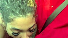 i gave deepthroat roadhead to a huge cock in the car spitting everywhere