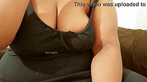 i can't get enough of this indian asian milf's sexy boobs