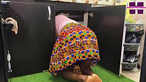 ghana maid craves driver's massive cock deep